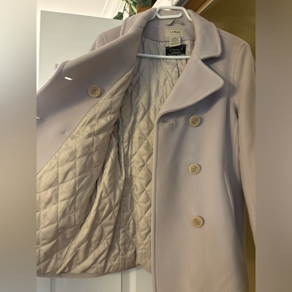 LL Bean Women’s Classic Lambswool Peacoat NEW without tags - Picture 2 of 4